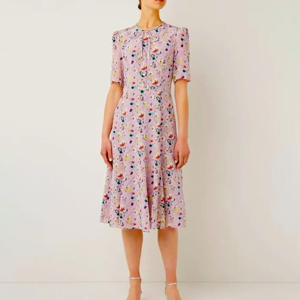 NWOT LK Bennett silk dress size 14